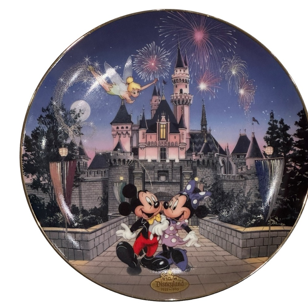 Disneyland's 40th Anniversary Collectors Plate "Sleeping Beautys Castle"